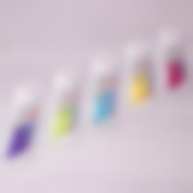 Ножи 2 пр. из нержавеющей стали с пластиковыми ручками (лезвие 13.5см, рукоятка 11см; желтый, голубой, розовый, салатовый, фиолетовый)