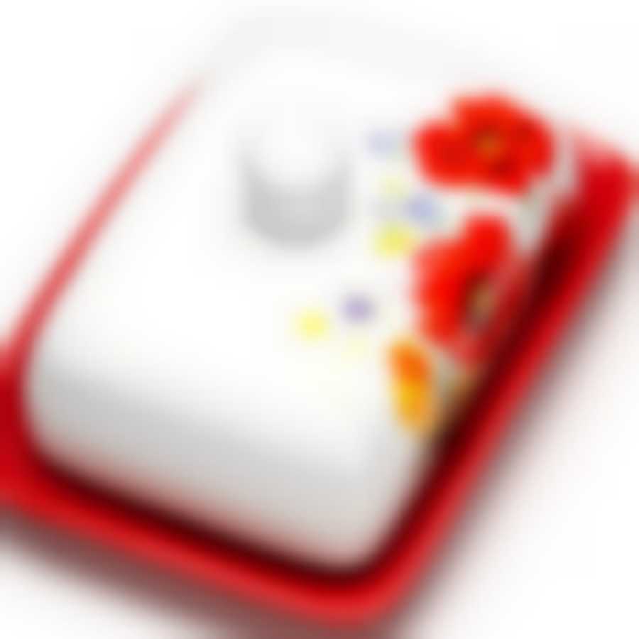 26358 Маслёнка с крышкой Маки