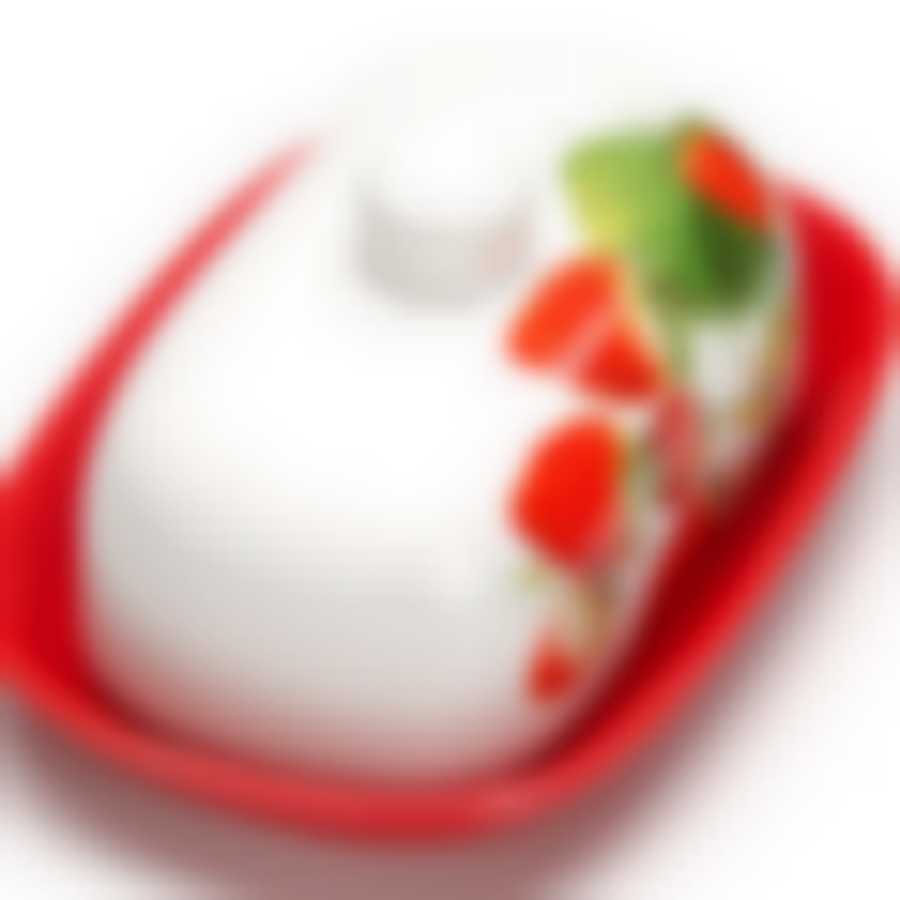 26342 Маслёнка с крышкой Клубника