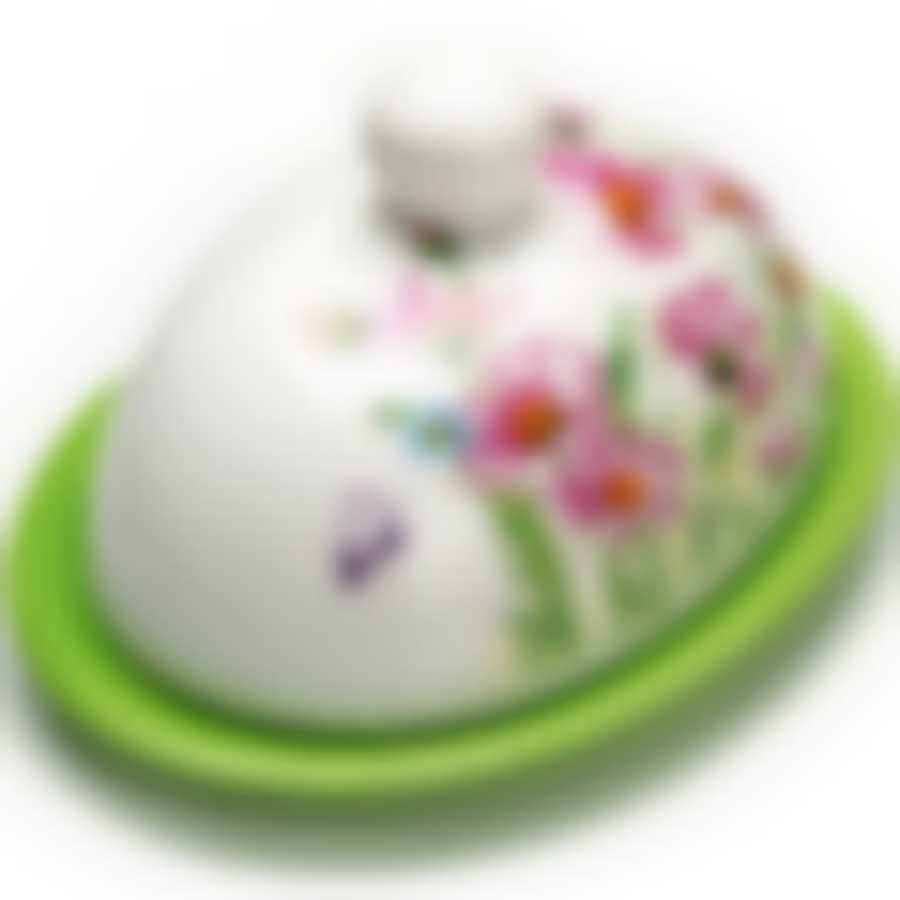 26248 Маслёнка с крышкой "Цветы"