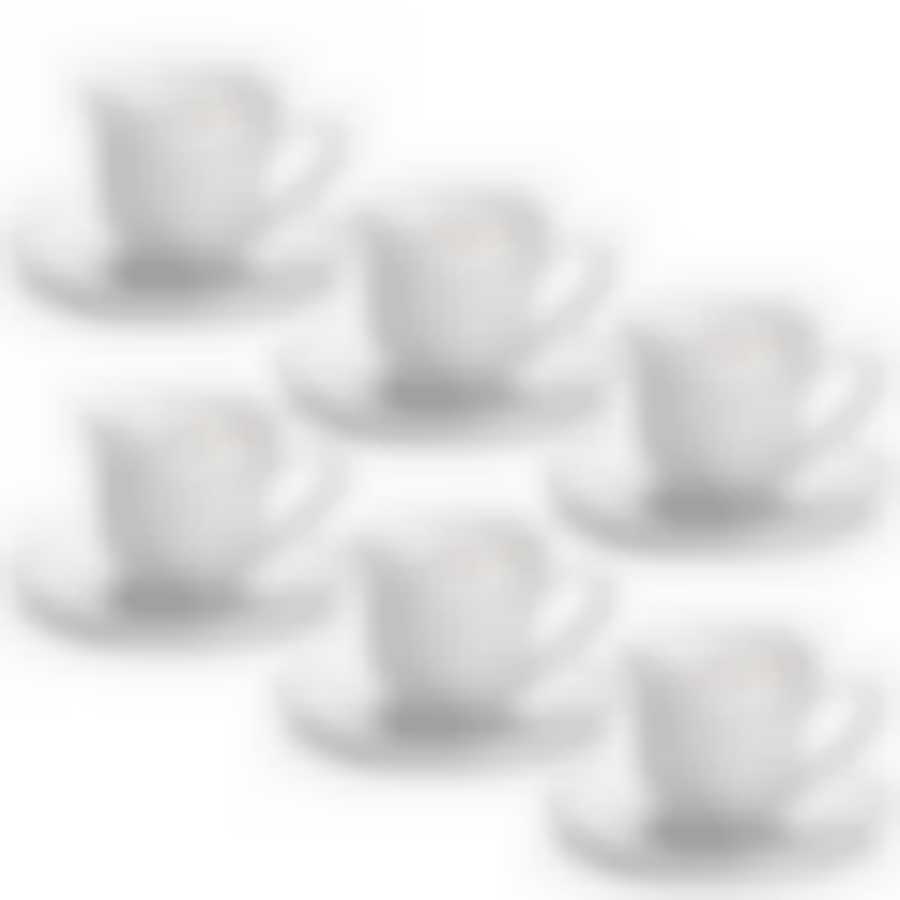 Набор кофейный на 6 персон Lorain "Нежность", 90 мл