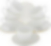 Набор кофейный на 6 персон Loraine "Белое золото", 80 мл