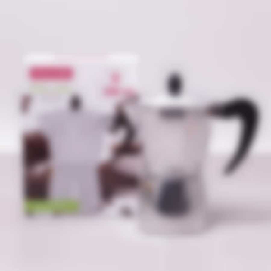 Кофеварка гейзерная 300мл (6 порций) из алюминия