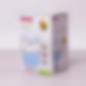 Ланч бокс двойной 1080мл Ø11.5*17.5см (пластиковый корпус, внутренние емкости из нержавеющей стали; голубой, салатовый, розовый)