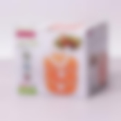 Ланч бокс двойной 1800мл (пластиковый корпус, внутри - нерж. сталь; салатовый, розовый, оранжевый)