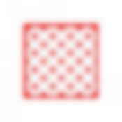 Прихватка "Горошек" 17*17см (красн.) NEW