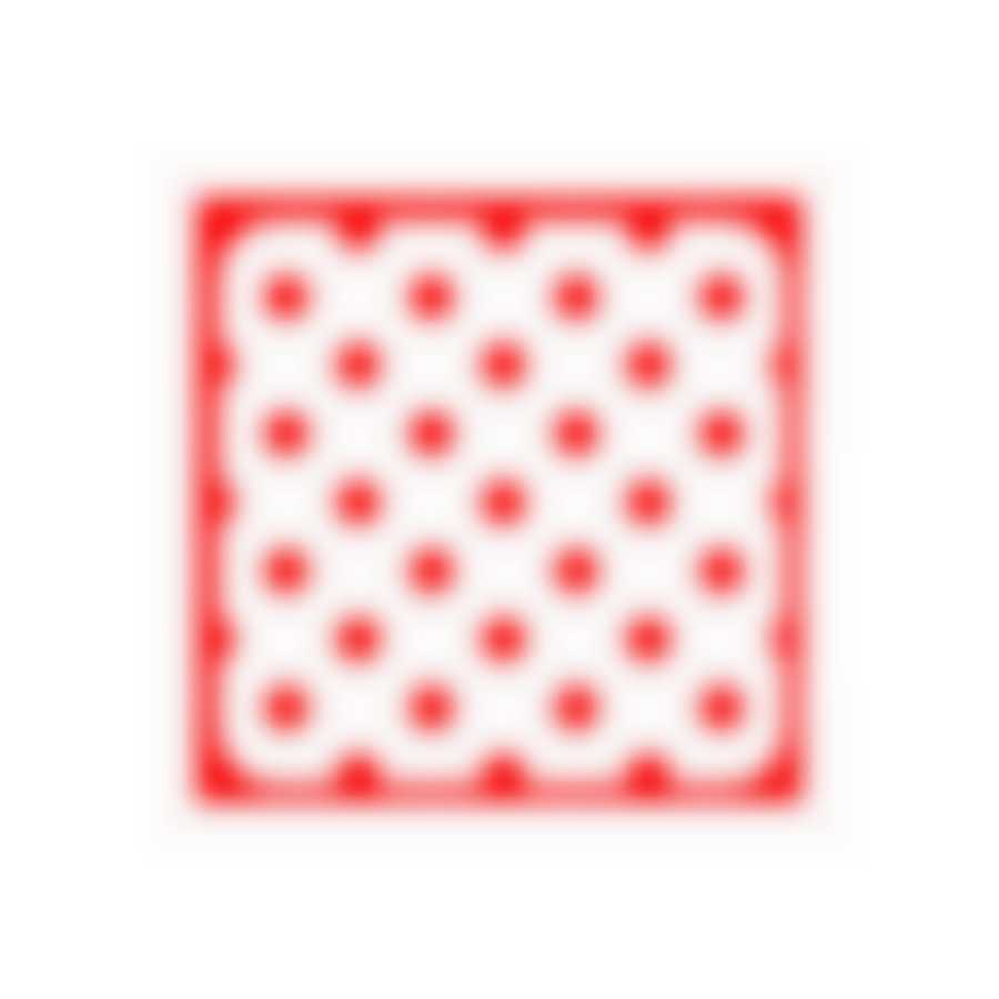 Прихватка "Горошек" 17*17см (красн.) NEW