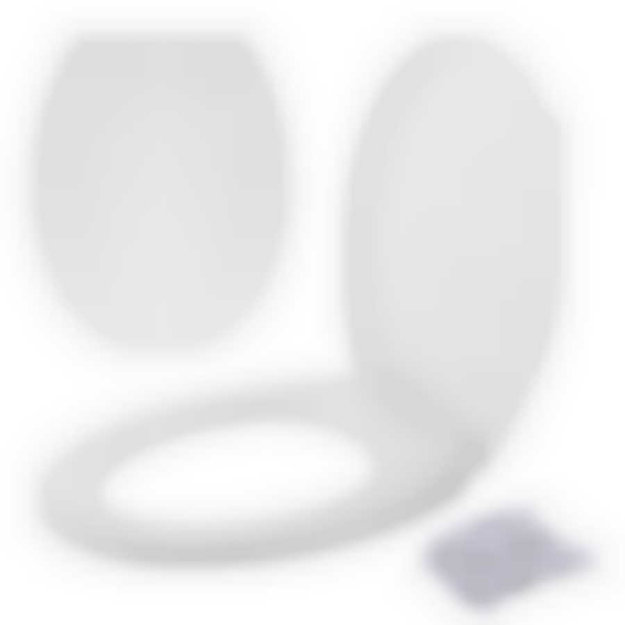 Сиденье для унитаза с крышкой (белый цв.)