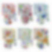 Н-р прихв с рук "Акварель ФОТО ГРАФИКА" 17*17;17*27см 6 диз