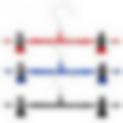 Вешалка мет с 2-мя прищ L 35 см 3 цв