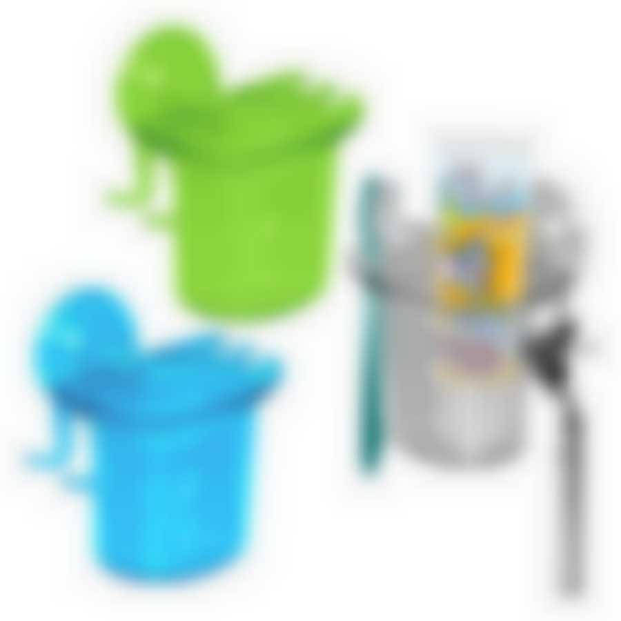 Стакан д/умыв. принад-тей (на присоске) 3 цв