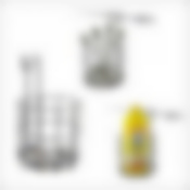 Подставка универсальная круглая навесная на рейлинг 9,5 *9,5*16 см