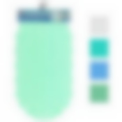 Коврик "Паутинка" 66*36см 4цв (прозрач)