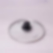 Крышка стеклянная Ø22см с металлическим ободком (универсальная)