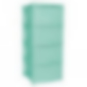 Комод Кружево 4 секции (аквамарин)