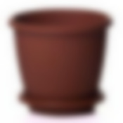 Горшок цветочный Афина 1,1 л с поддоном (корич.)