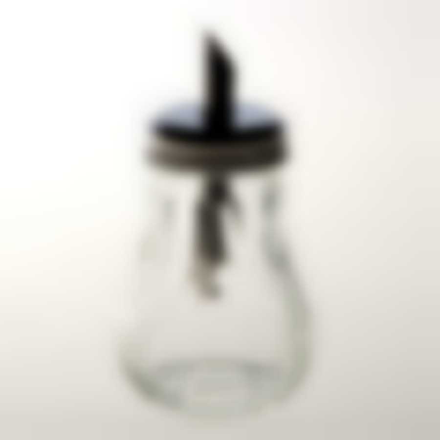 Сахарница с дозатором из нерж. стали h=14.5