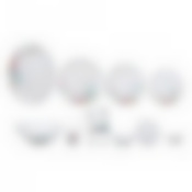 Столовый набор на 6 персон Luminarc Roze Pompon, 46 предметов