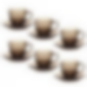 Чайный набор на 6 персон Luminarc Carine Eclipse, 220 мл