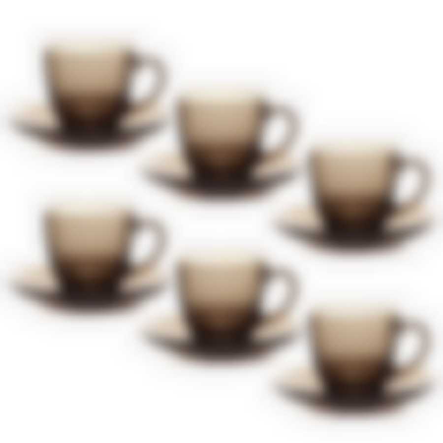 Чайный набор на 6 персон Luminarc Carine Eclipse, 220 мл