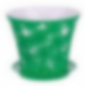 Кашпо с поддоном Скарлетт 2,0 л (бело-зеленый)