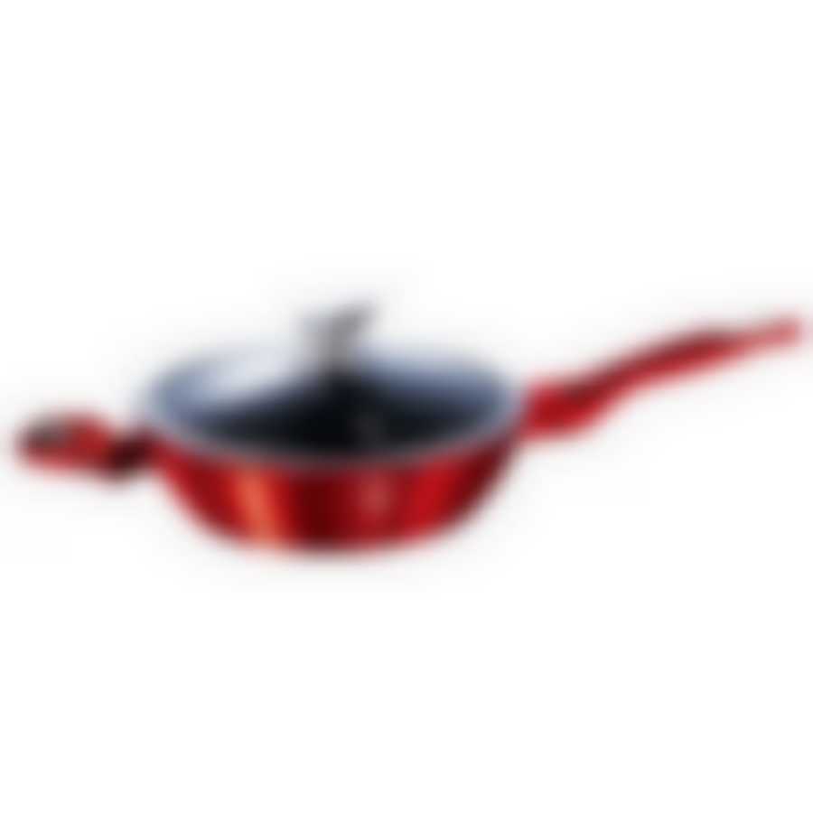 Сковорода с крышкой Burgundy Metallic Line 24 см