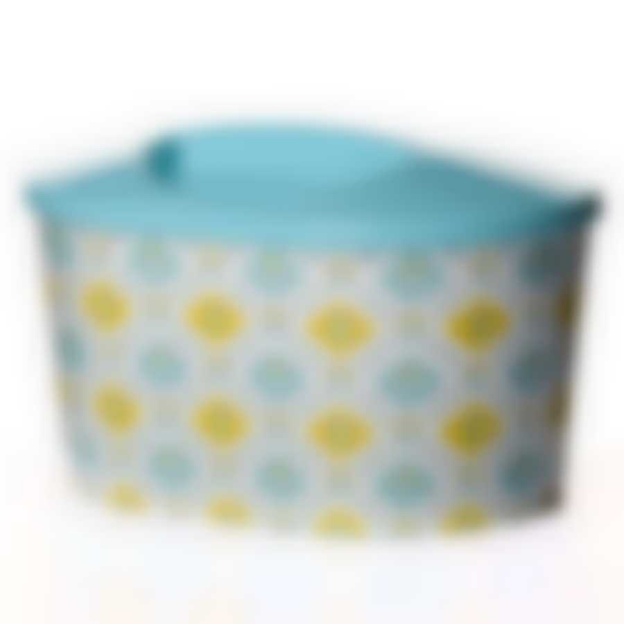 Контейнер (шкатулка) "Скандинавия" овальный (цвет в ассортименте)