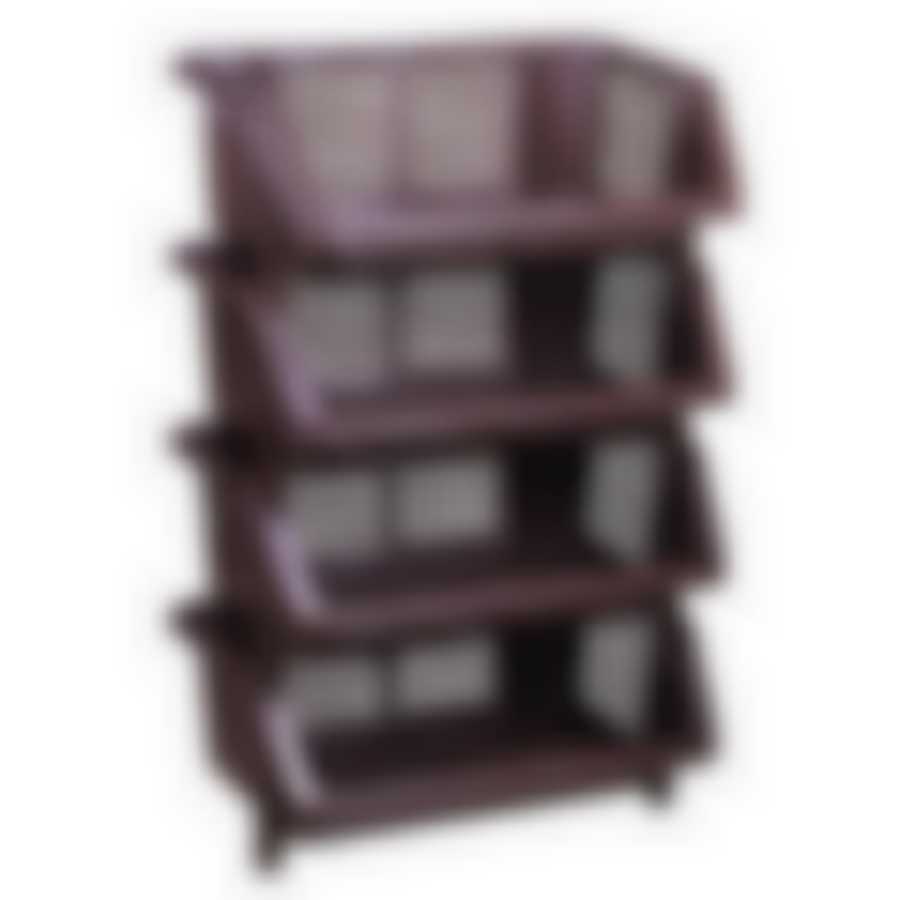 Этажерка Универсал 4-х секционная (коричн.)