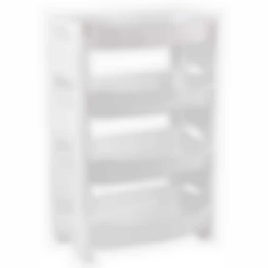 Этажерка 4-х секционная Кружево (белый)