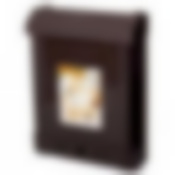 Ящик почтовый с замком коричневый