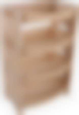 Этажерка 4-х секционная Альтернатива Кружево (бежевая)