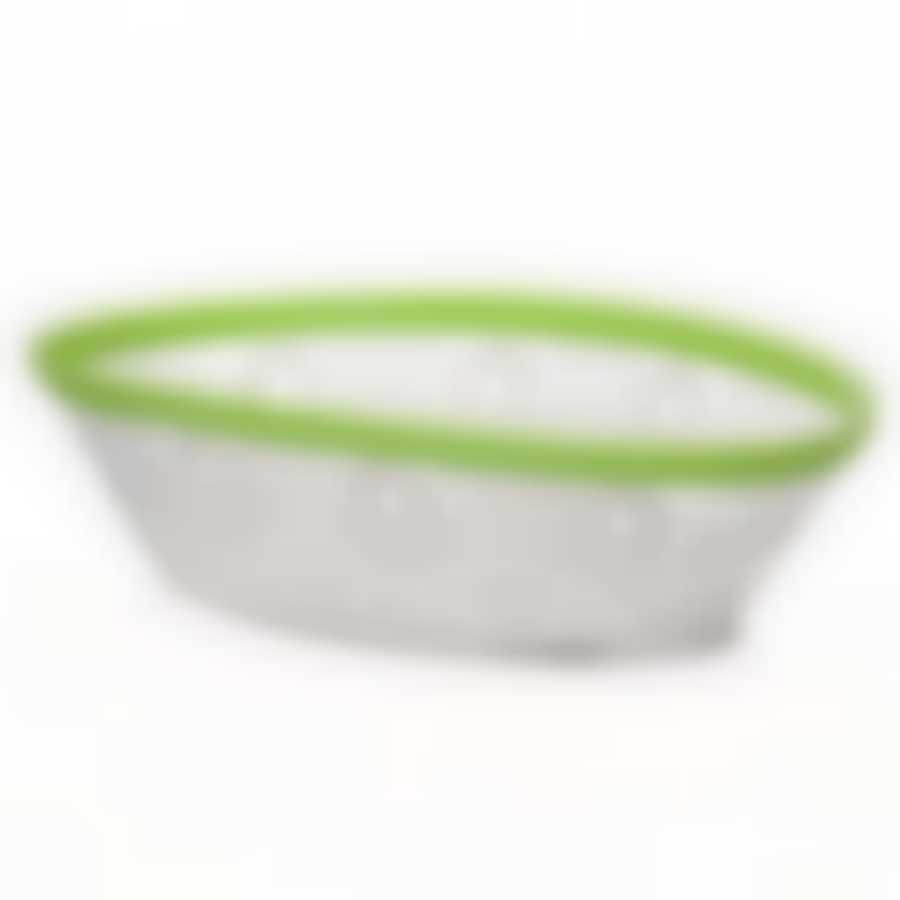 Сухарница "Кружево" (бело-салатовый)