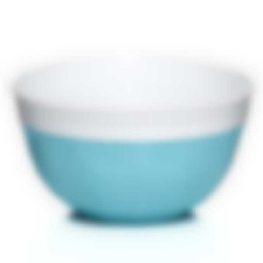 Салатник с ободком Меланж 1,0 л (светло-бирюзовый)