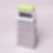 Терка 22см Kamille из нержавеющей стали с пластиковой ручкой (4 типа лезвий)