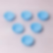 Набор силиконовых формочек 6шт Kamille Ø6.5*3см "цветочки"