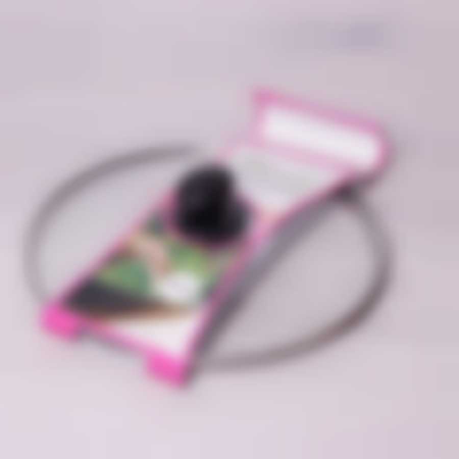 Крышка стеклянная Ø26см с металлическим ободком Kamille (универсальная)