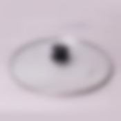 Крышка стеклянная Ø32см с металлическим ободком Kamille (универсальная)