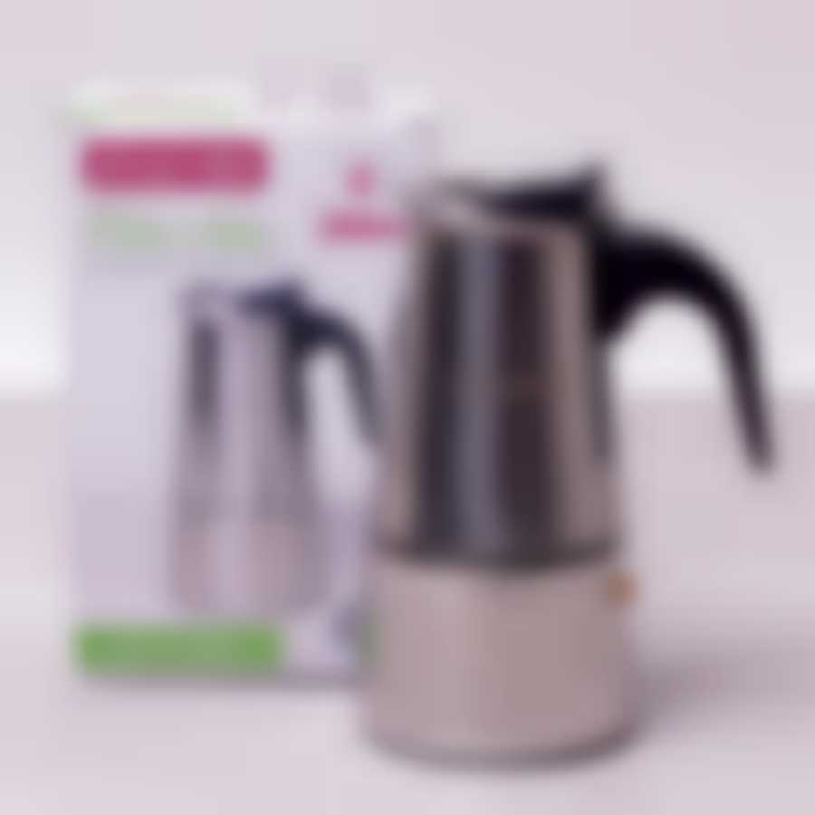 Кофеварка гейзерная Kamille 200мл (4 порции) из нержавеющей стали