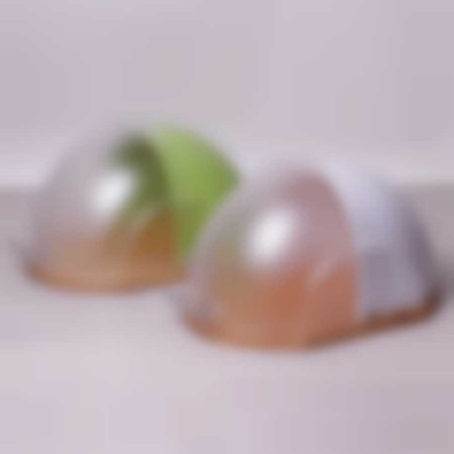 Хлебница Kamille, 38.5*26.5*19см (бамбук, пластик; белая, салатовая)