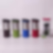 Термокружка Kamille, 380мл из нержавеющей стали с TPR-вставкой (красная, синяя, коричневая, зеленая)