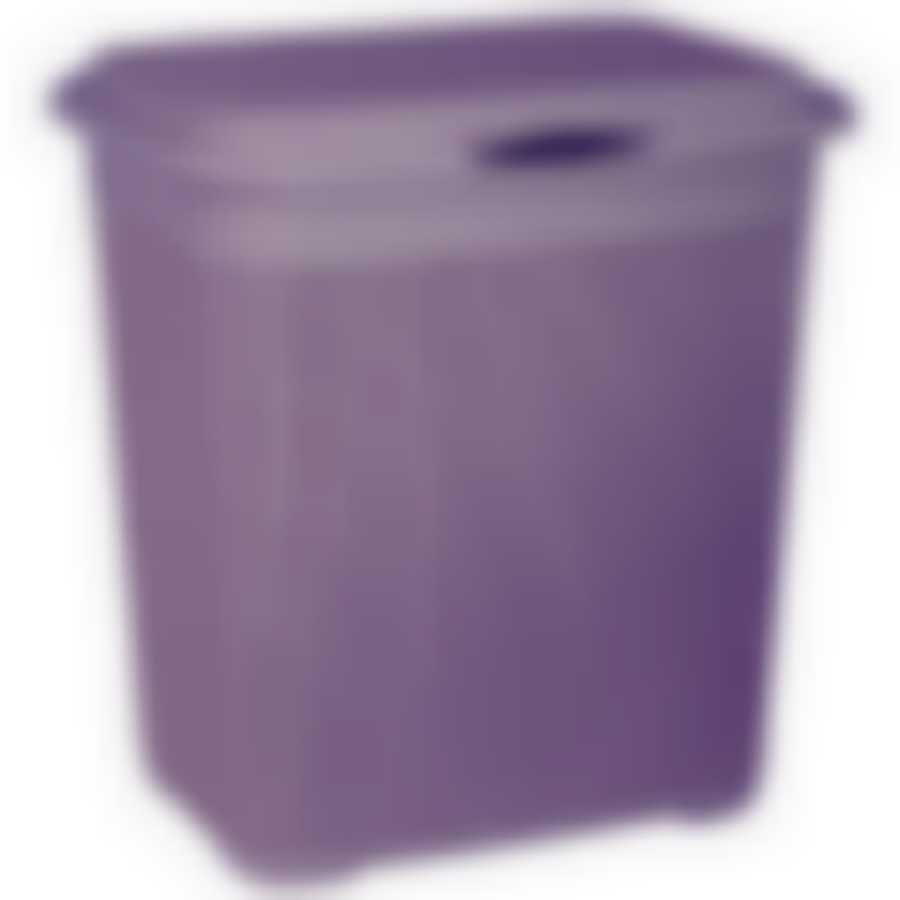 Корзина для белья Idea "Вязание", 40 л (пурпурный)