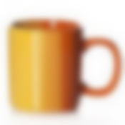 Кружка желто-оранжевая, объем 350 мл