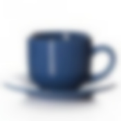 Чайная пара синяя, объем чашки 220 мл