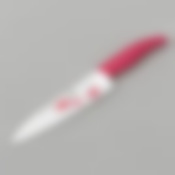 Нож универсальный "Gotoff", керамический, цвет: розовый, длина лезвия 18 см