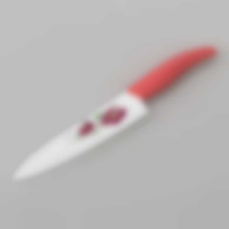 Нож с белым керамическим лезвием 17.5 см