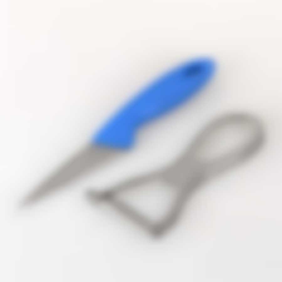 Набор (нож + овощечистка)