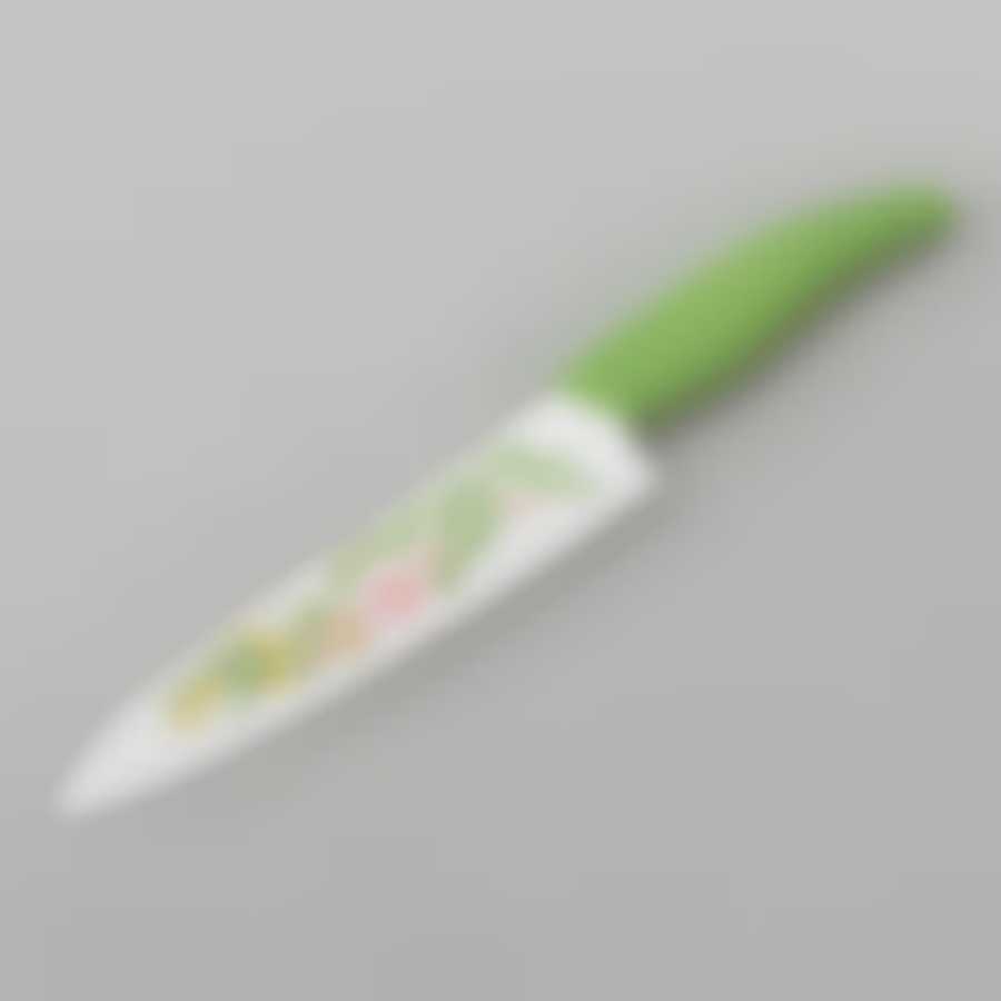 Нож с белым керамическим лезвием 17.5 см