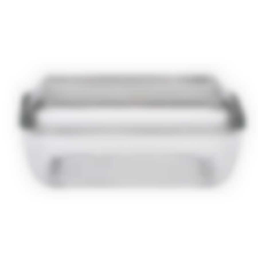 Масленка прозрачная с крышкой 17см