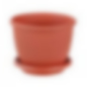 Горшок цветочный Афина 2,2 л с поддоном (коричневый)