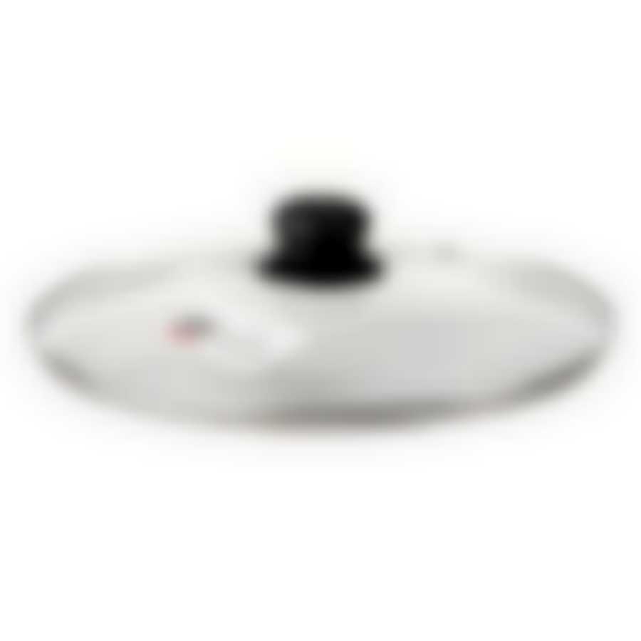 Крышка стеклянная с ручкой, диаметр 28 см